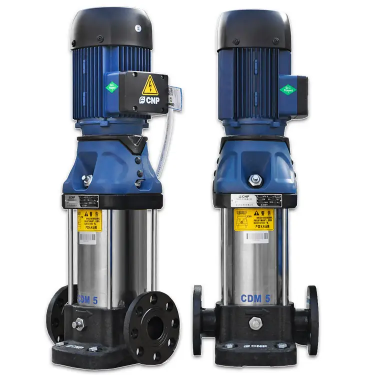 CDM/CDMF系列為參照歐洲標準最新自主研發(fā)的新一代、高效率非自吸立式多級離心泵。產(chǎn)品采用全新的工業(yè)設(shè)計，能效指標達到MEI20.7，具有節(jié)能、低噪環(huán)保及結(jié)構(gòu)緊湊、外形美觀、重量輕使用維護方便可靠性高等特點