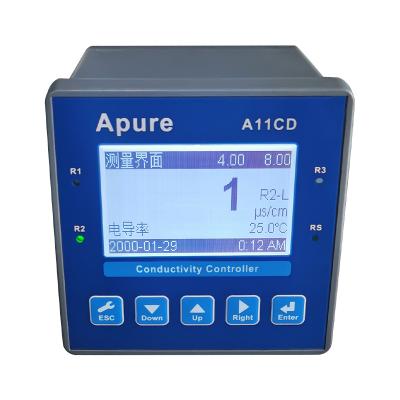 Apure電導率儀A11CD-S工業在線電導/電阻率控制器 電導率測試儀